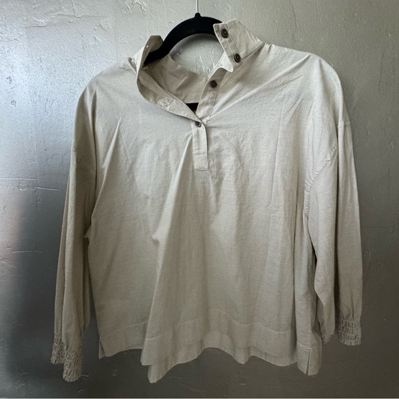 BNWT Everlane Women’s Funnel Neck Smock Top, Size M - Picture 2 of 5